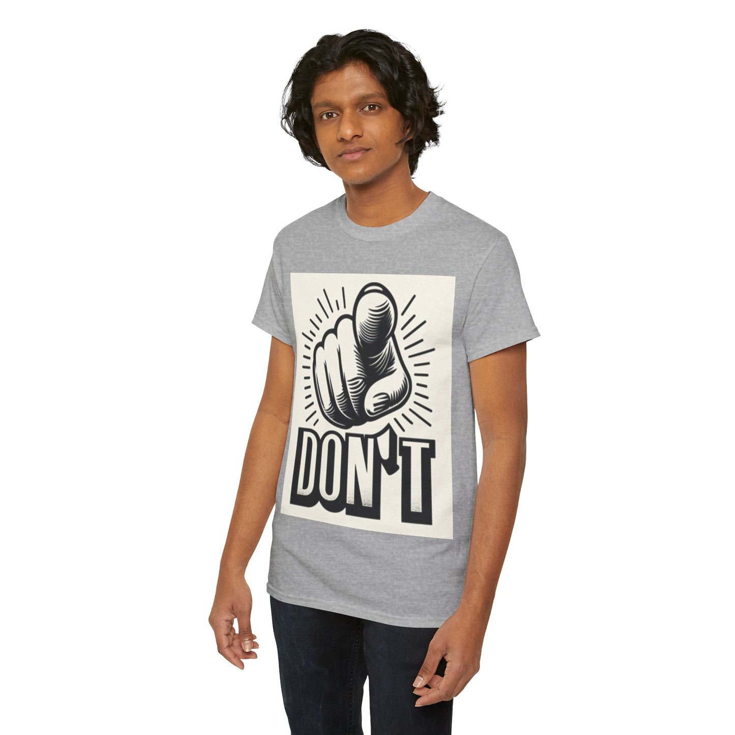 Don't Finger Unisex Heavy Cotton Tee