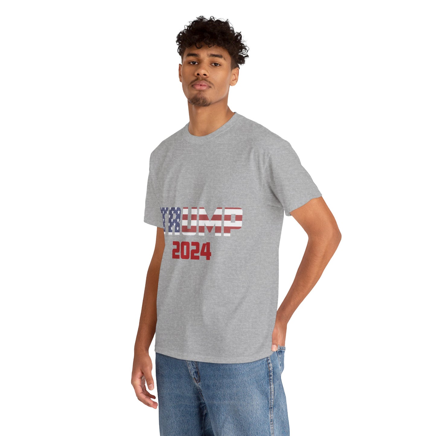 Trump 2024 B Unisex Heavy Cotton Tee