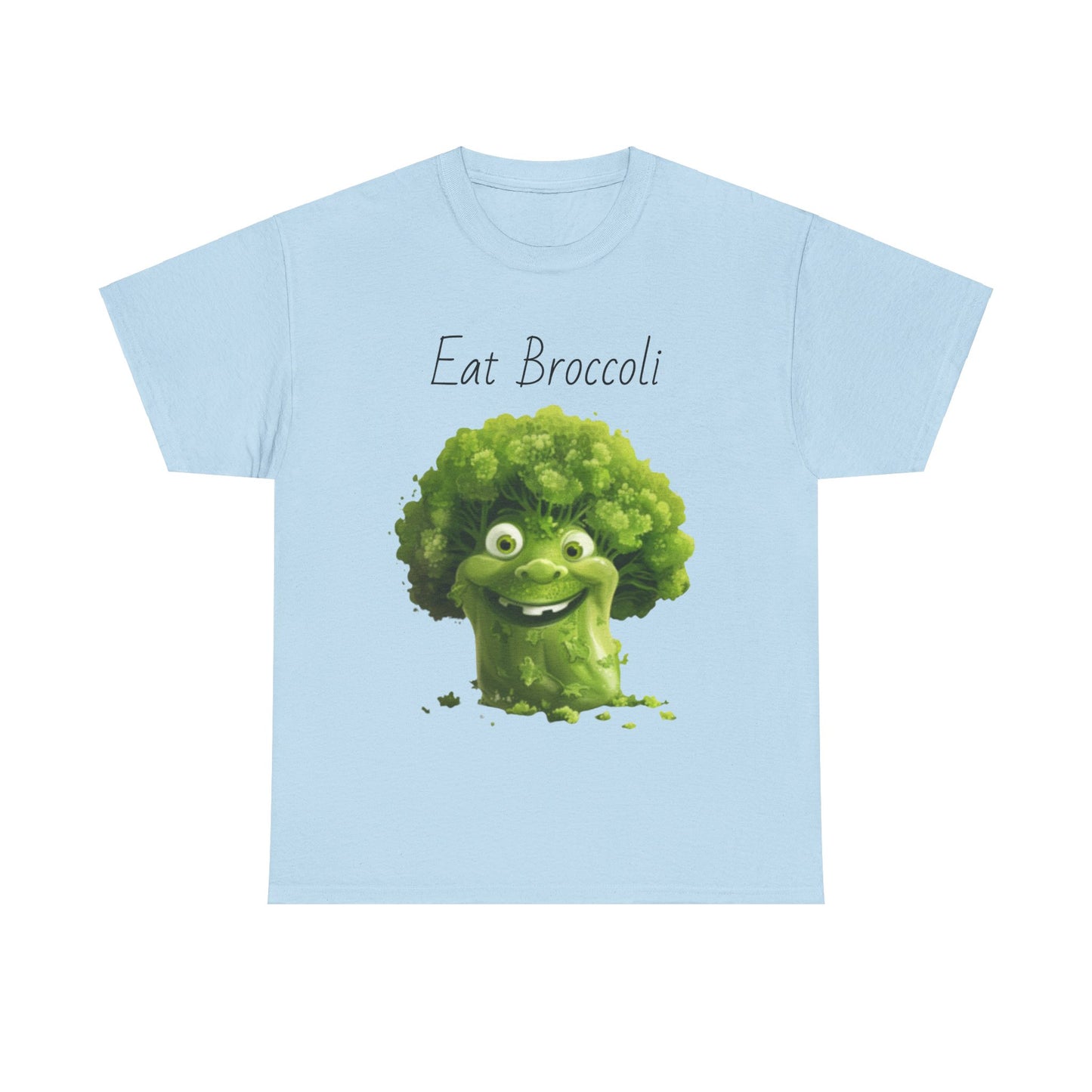 Eat Broccoli Unisex Heavy Cotton Tee