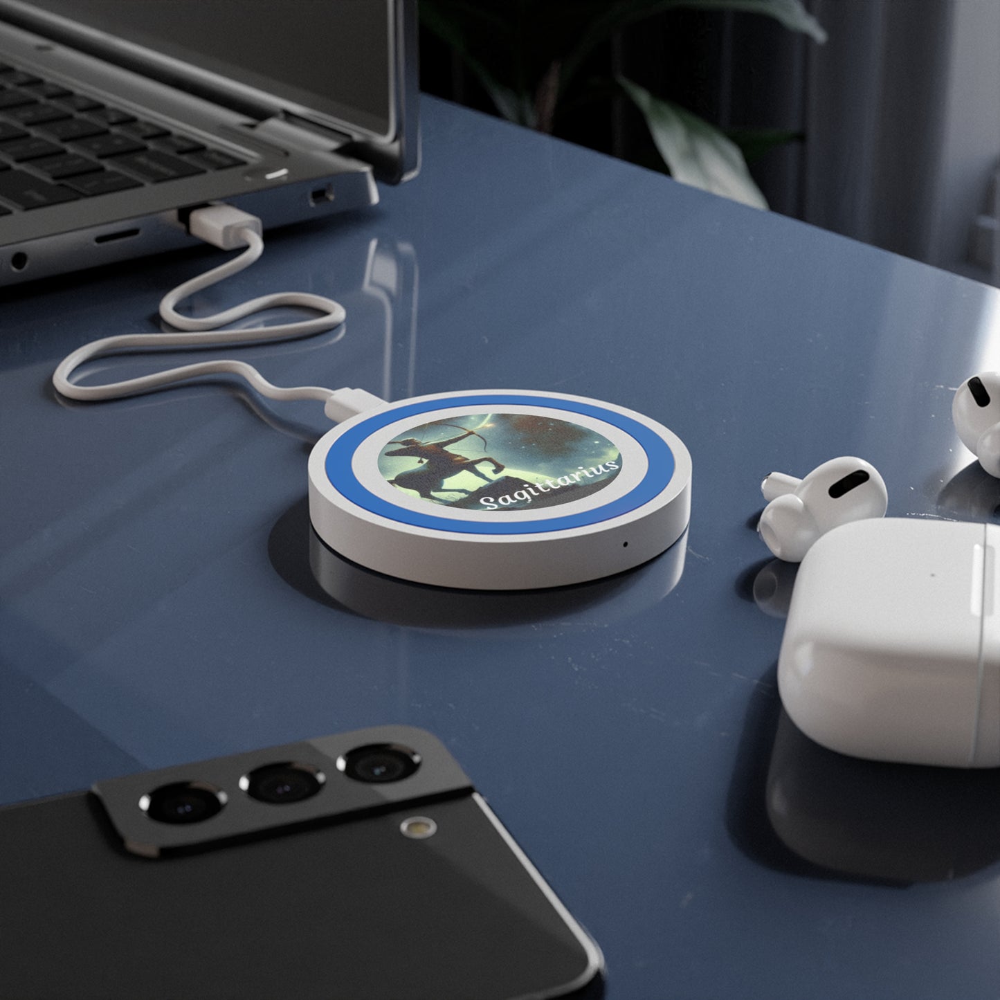 Sagittarius Zodiac Sign Quake Wireless Charging Pad