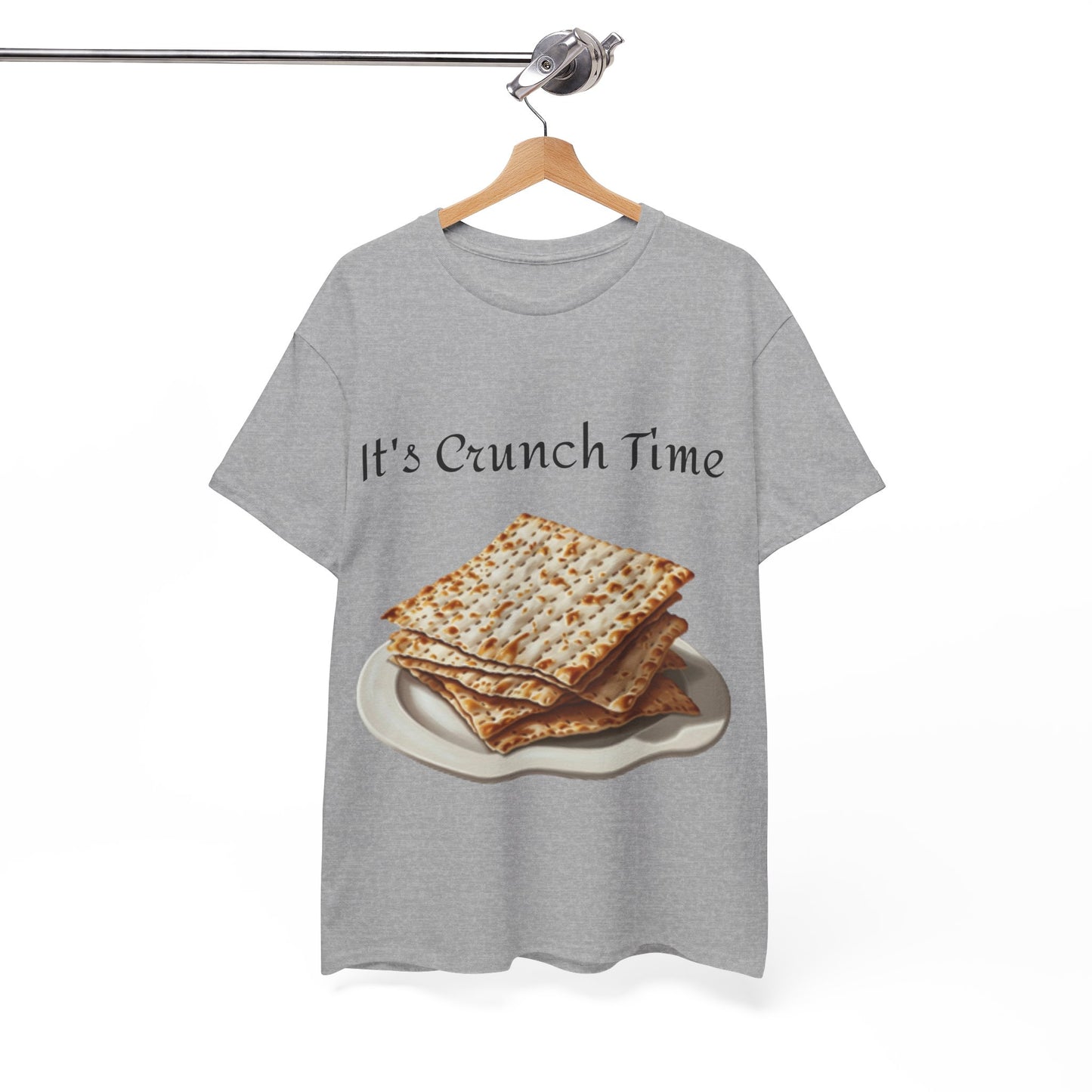 It's Crunch Time Matza Unisex Heavy Cotton Tee