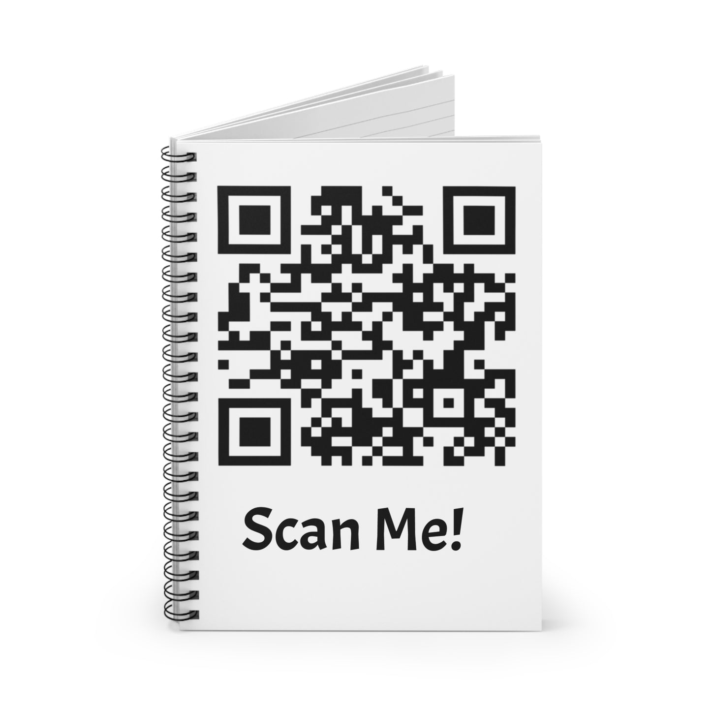 Scan Me Spiral Notebook - Ruled Line