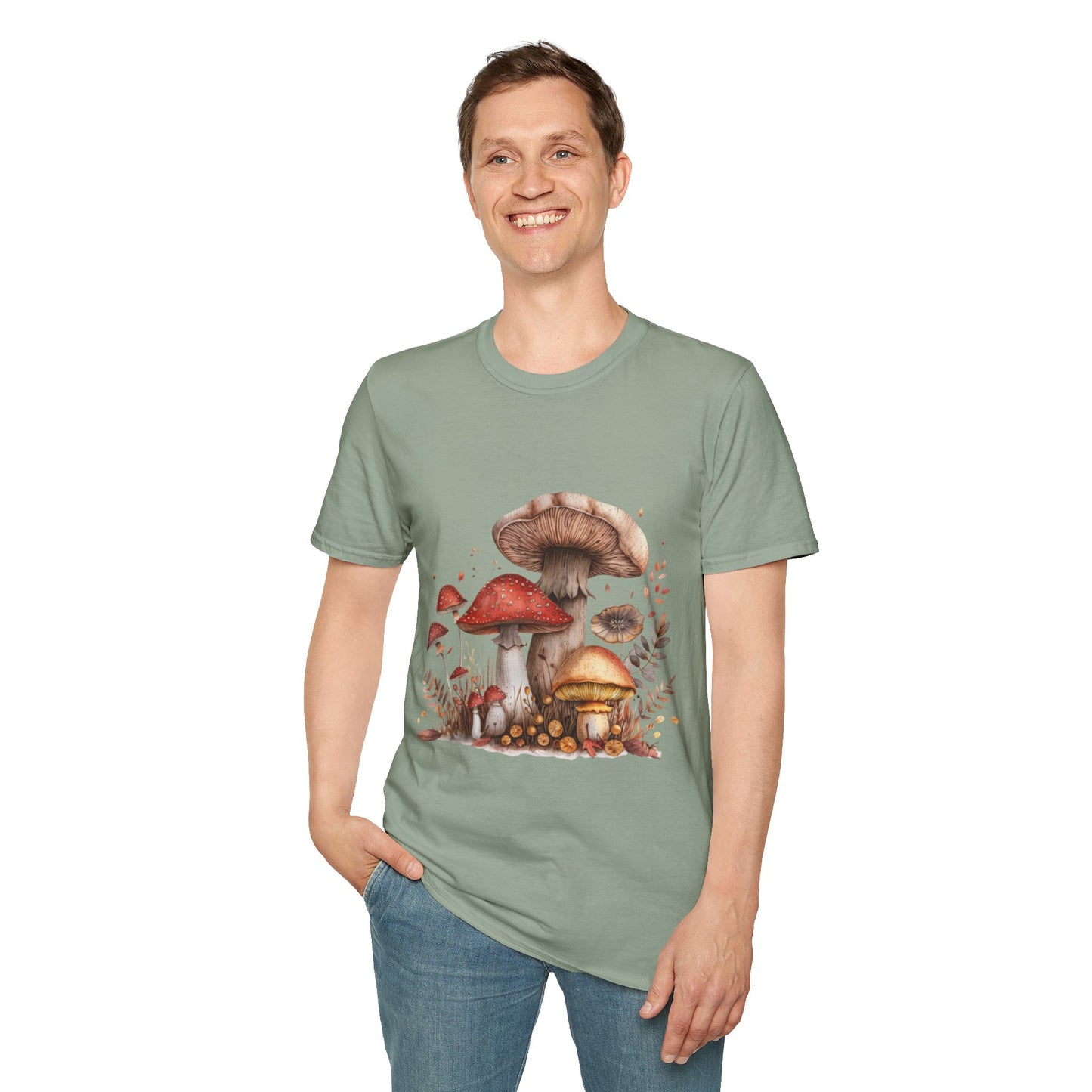 Mushroomed Unisex Softstyle T-Shirt