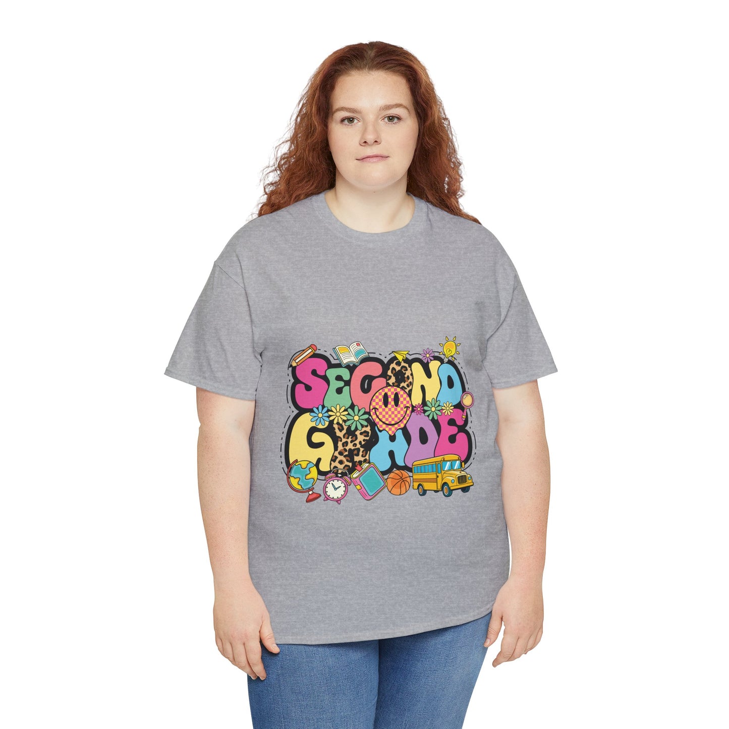 Second Grade Unisex Heavy Cotton Tee