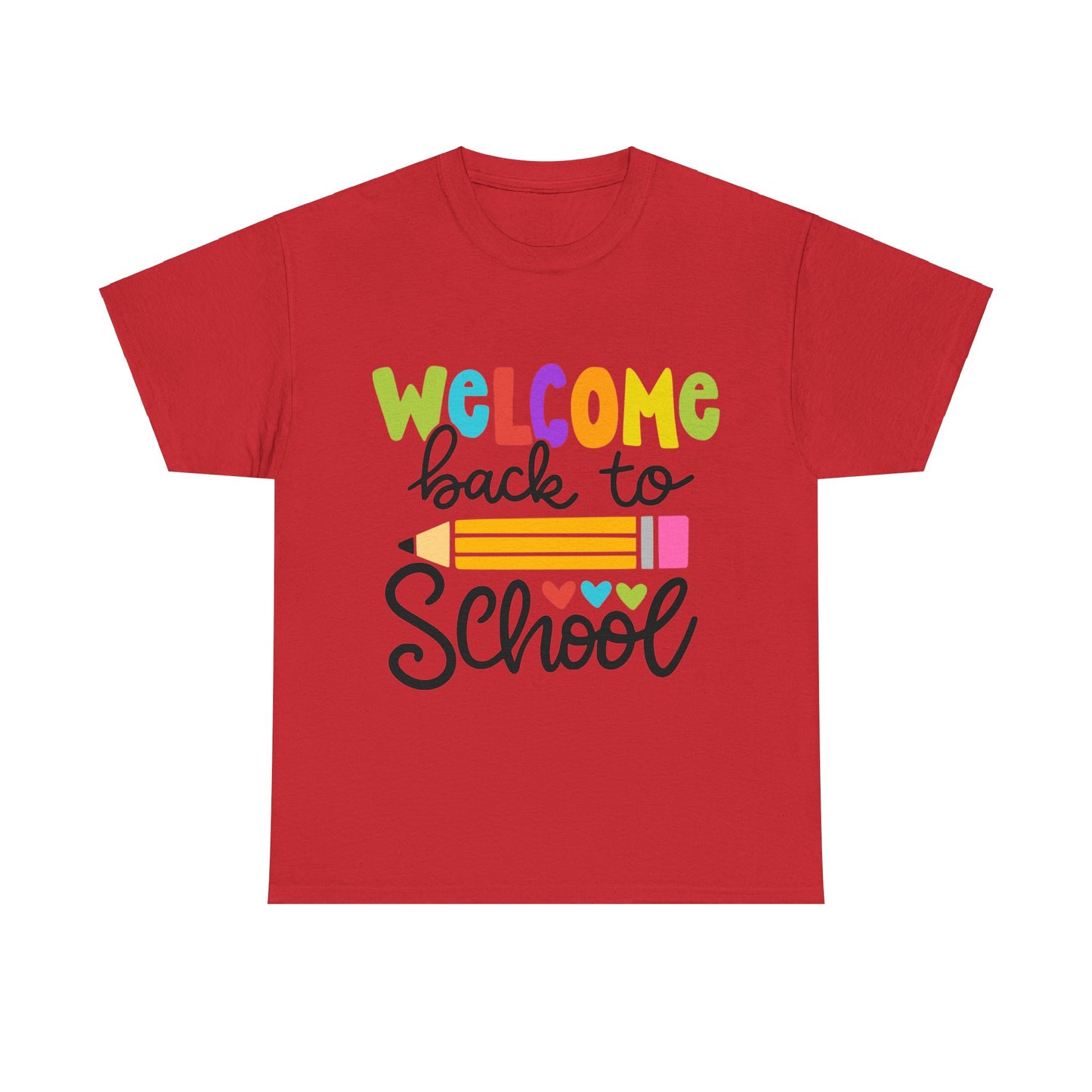 Welcome Back To School Unisex Heavy Cotton Tee