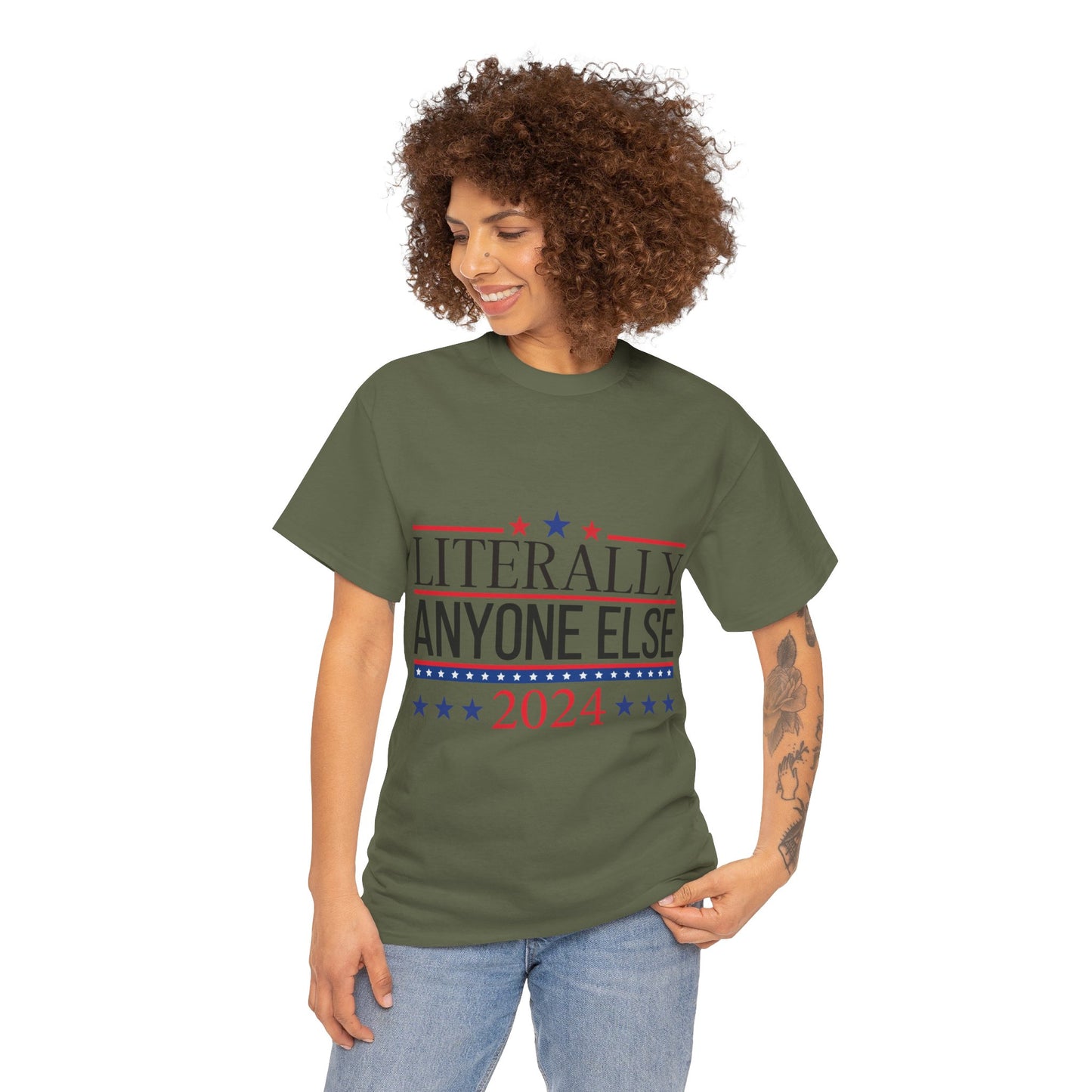 Anyone Else 2024 Unisex Heavy Cotton Tee