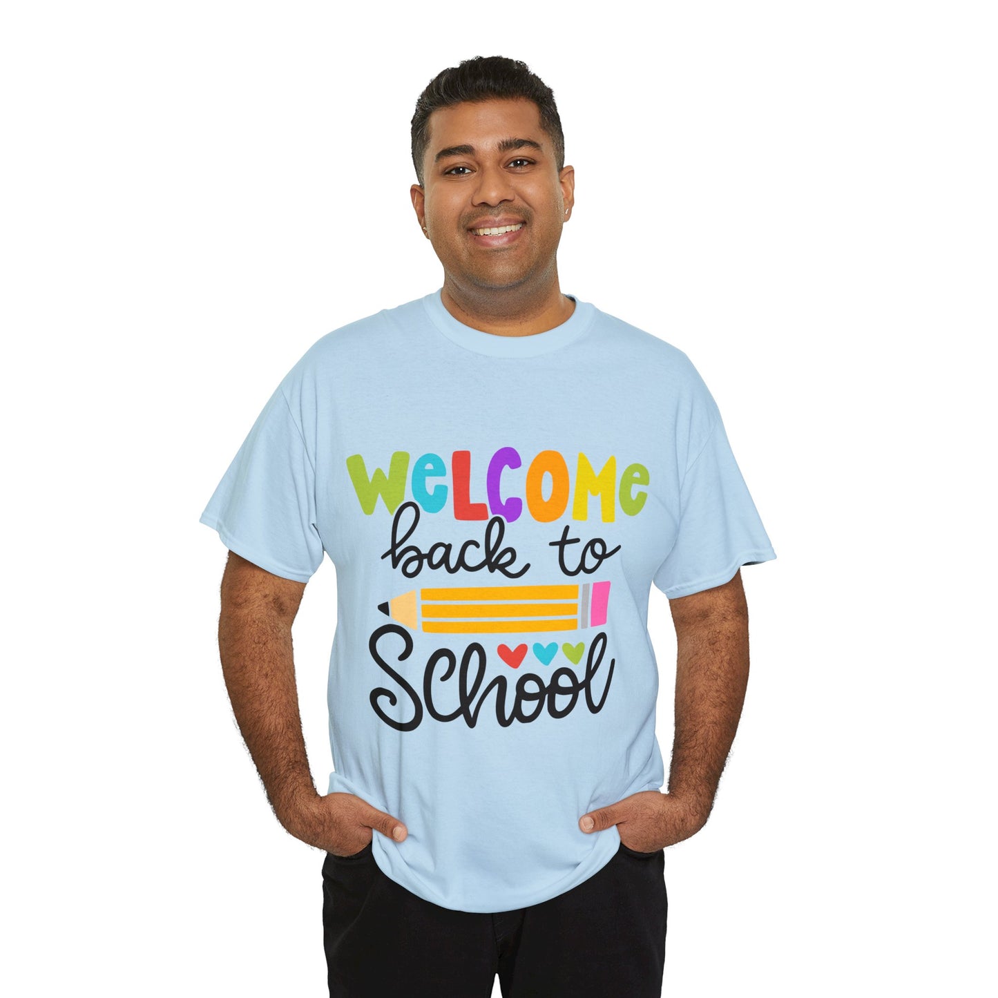 Welcome Back To School Unisex Heavy Cotton Tee