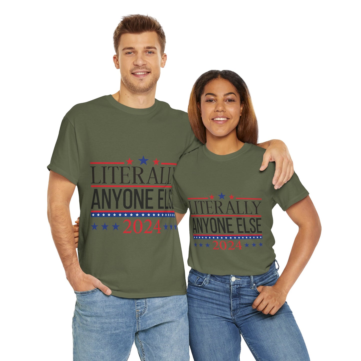 Anyone Else 2024 Unisex Heavy Cotton Tee