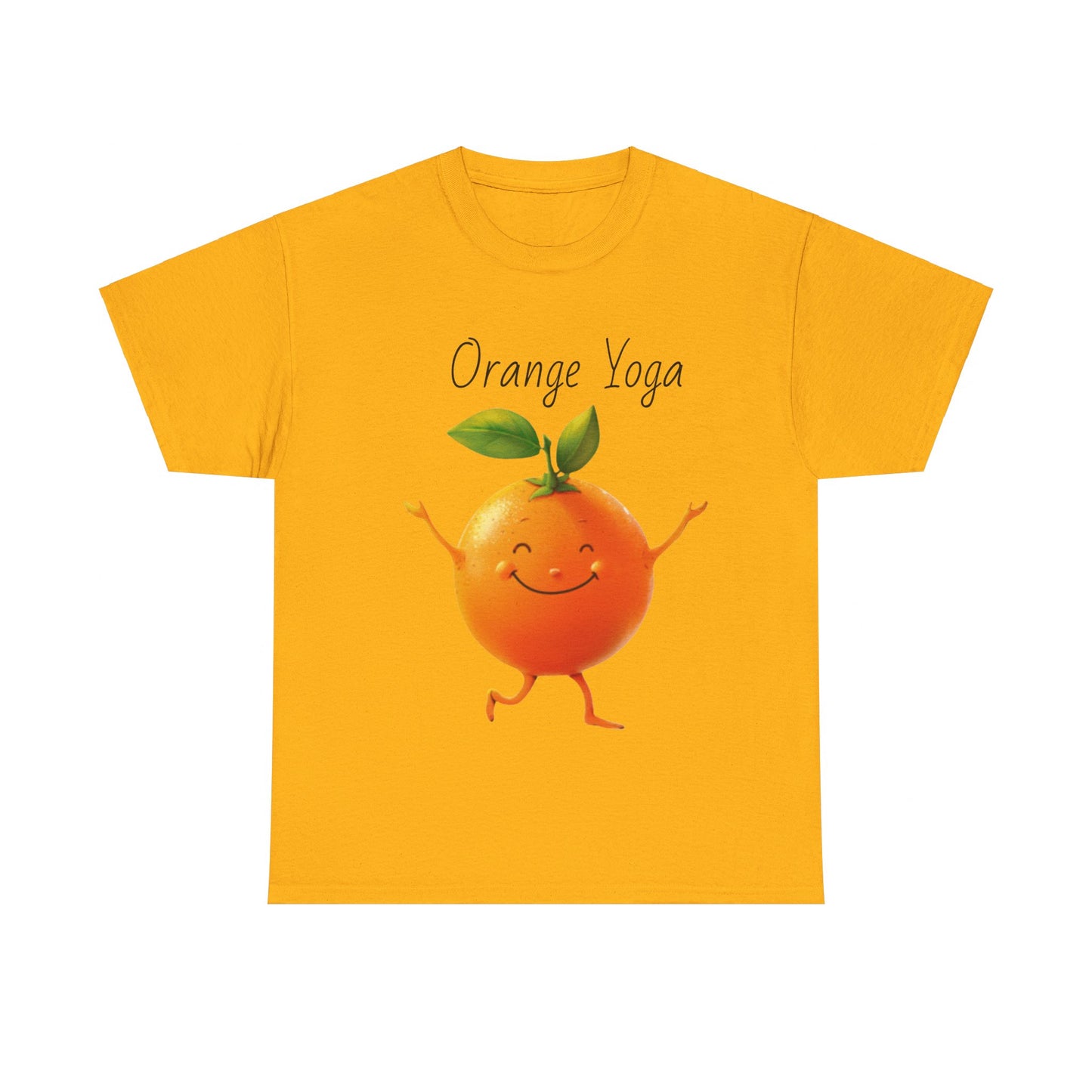 Orange Yoga Unisex Heavy Cotton Tee