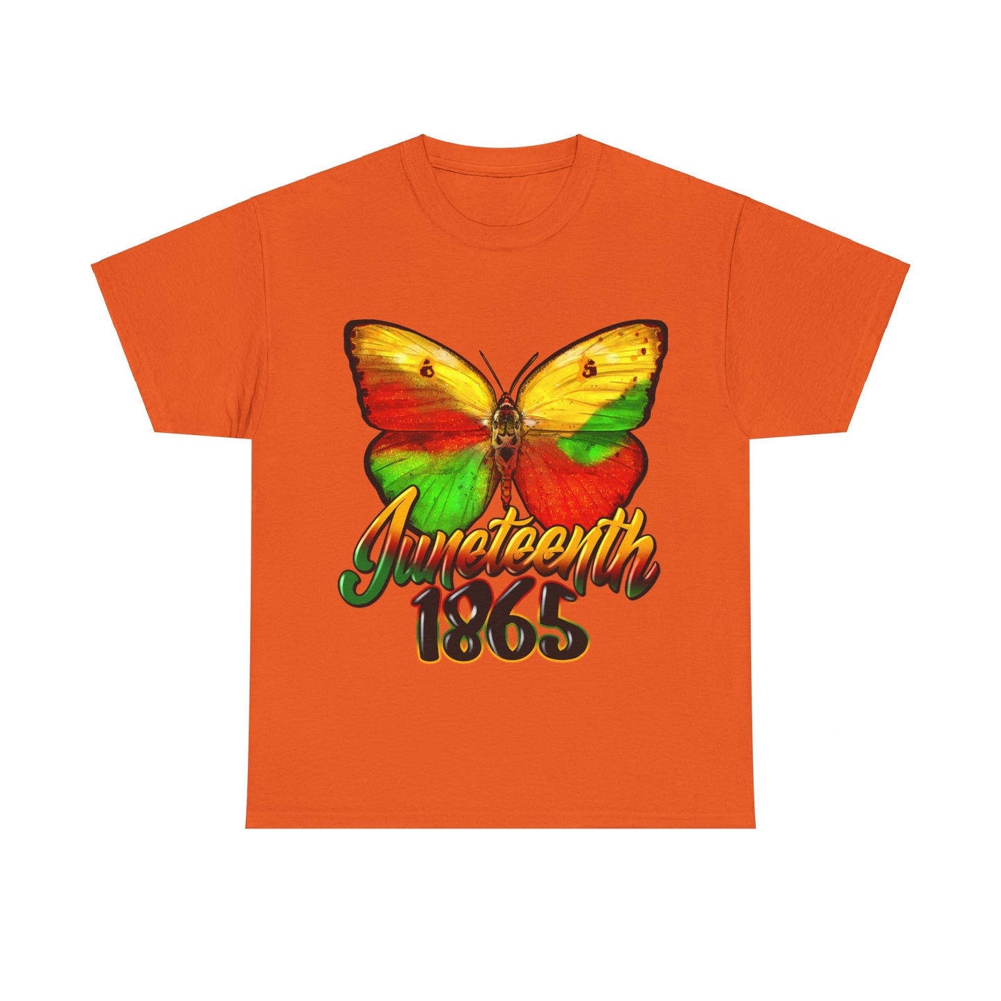 Juneteenth Butterfly Unisex Heavy Cotton Tee