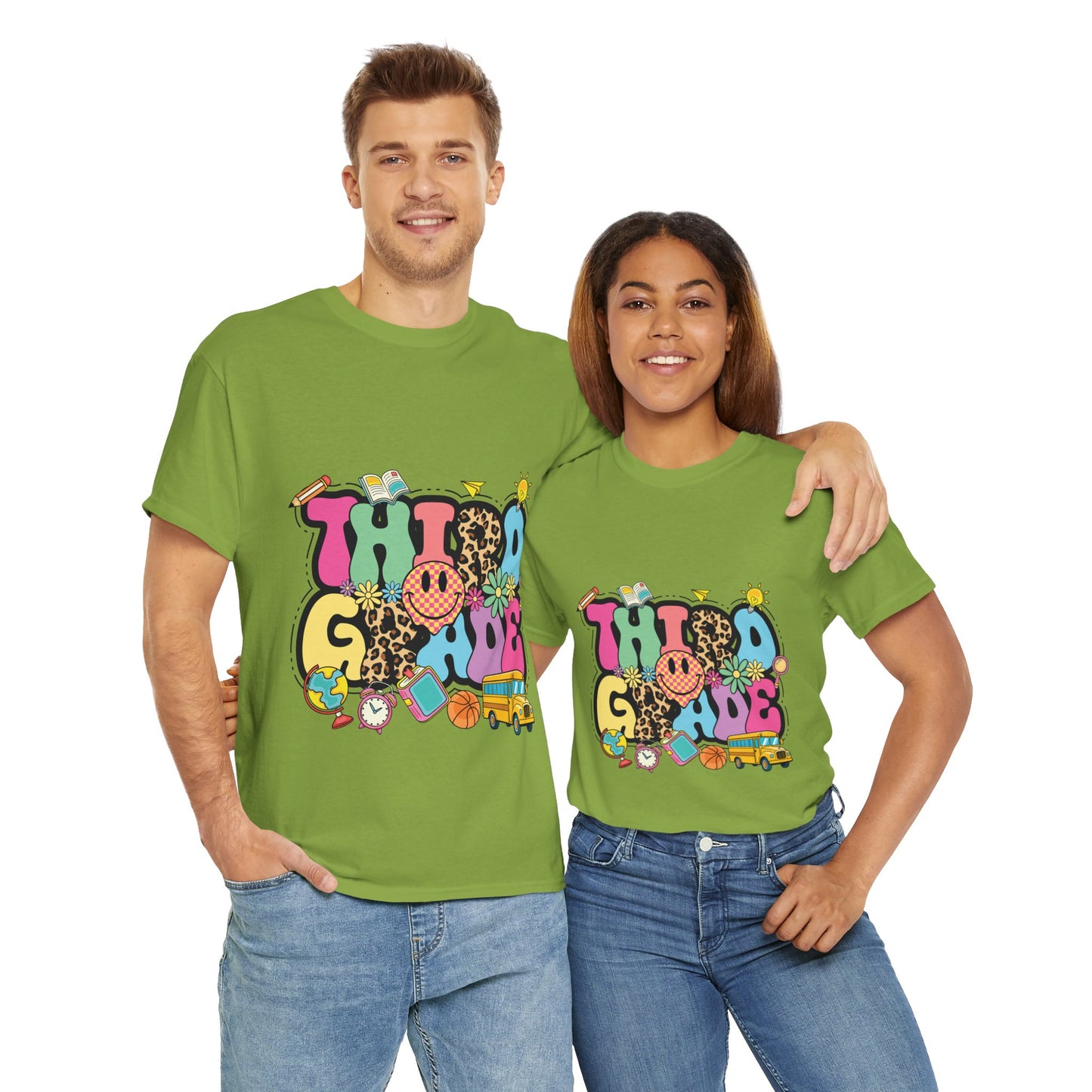 Third Grade Unisex Heavy Cotton Tee