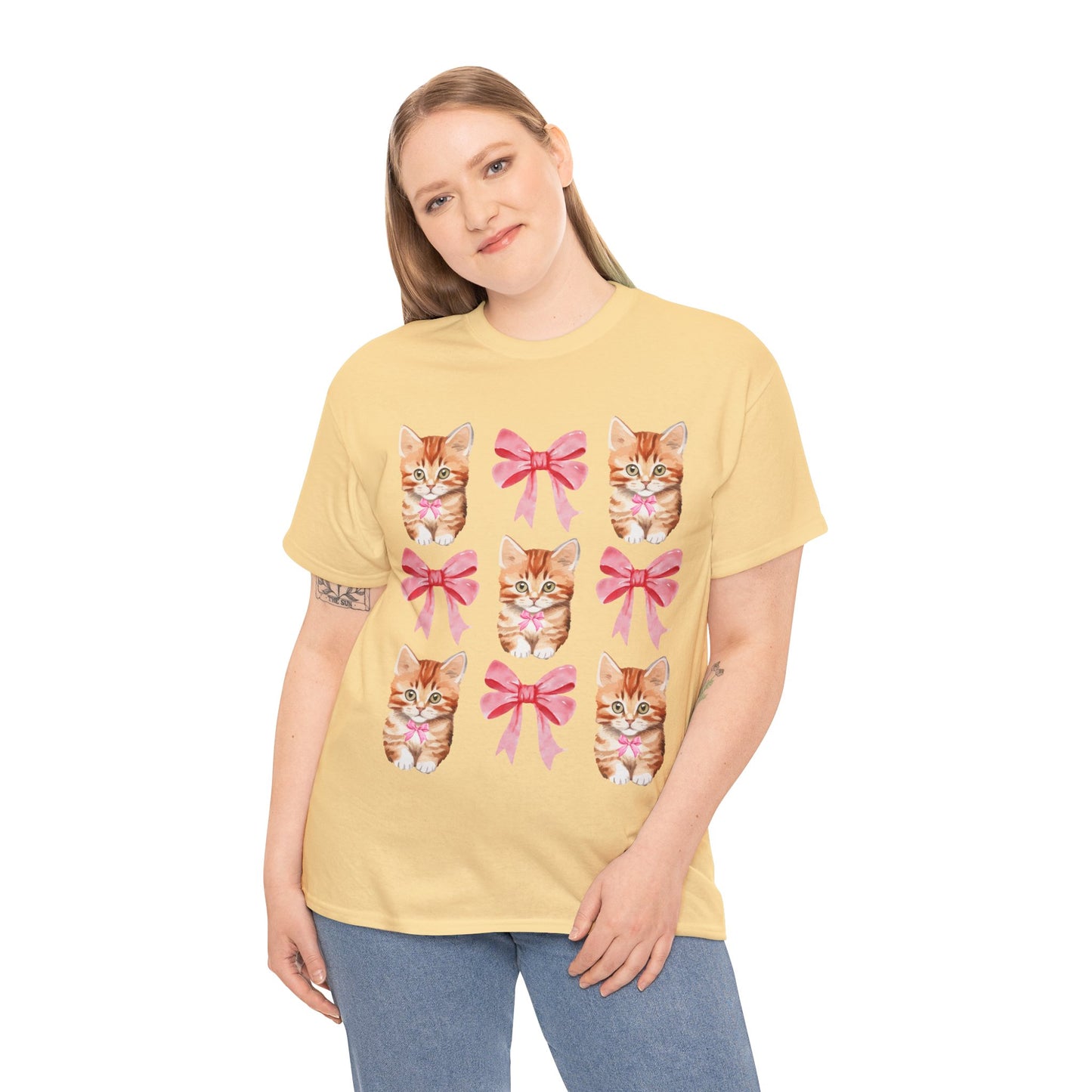 Cat Coquette Unisex Heavy Cotton Tee