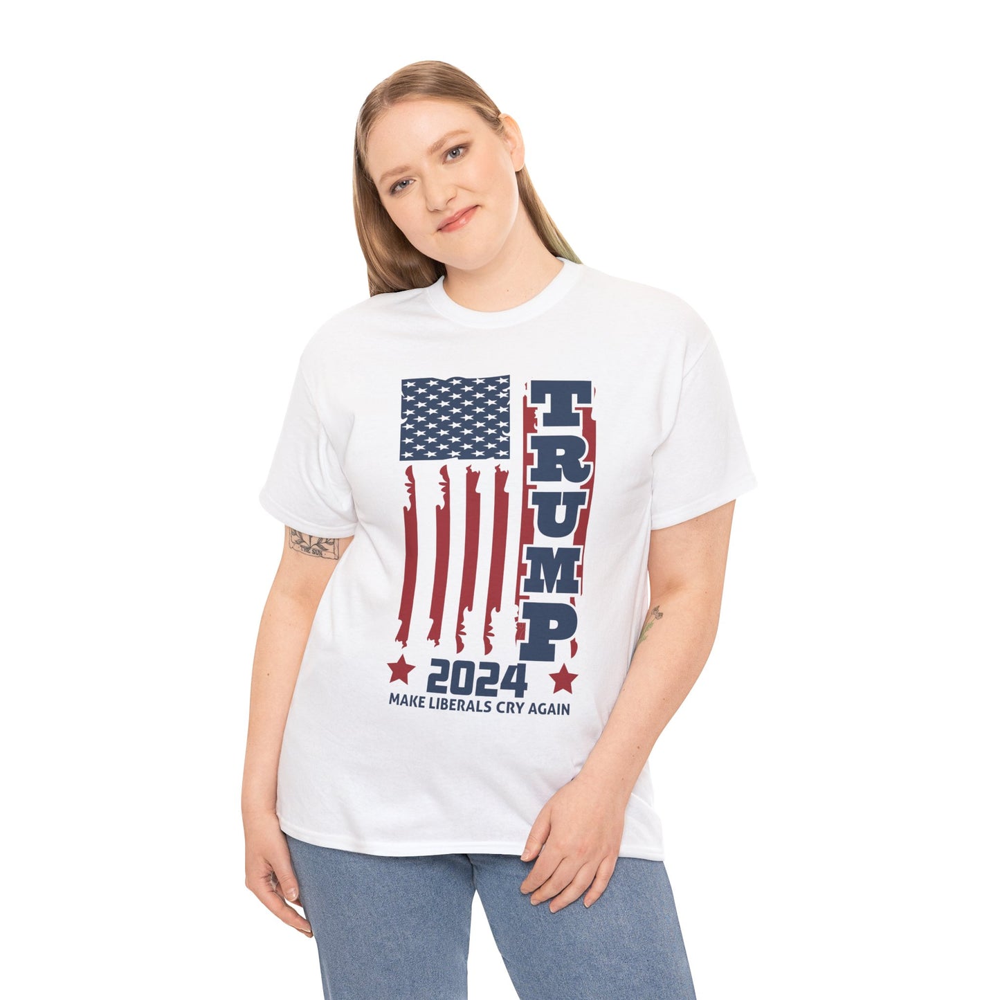 Trump 2024 A Unisex Heavy Cotton Tee