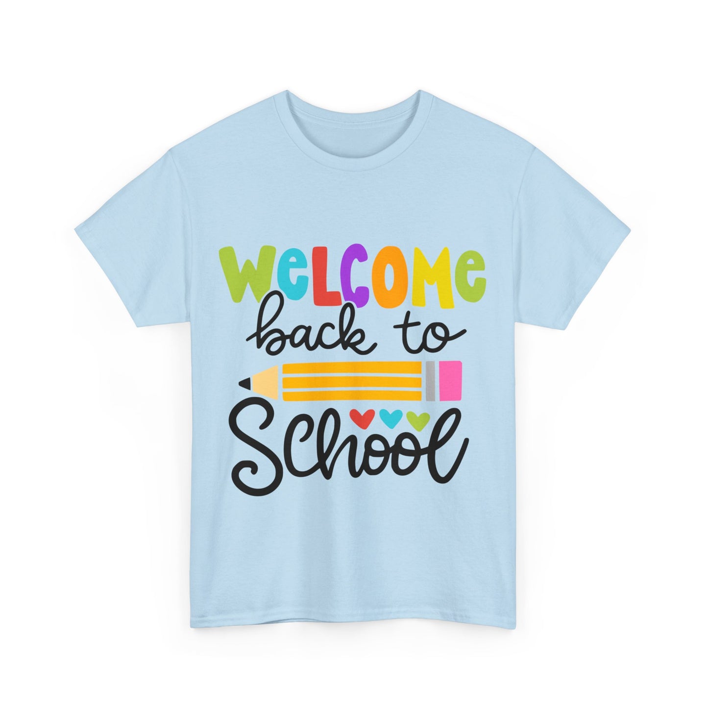 Welcome Back To School Unisex Heavy Cotton Tee