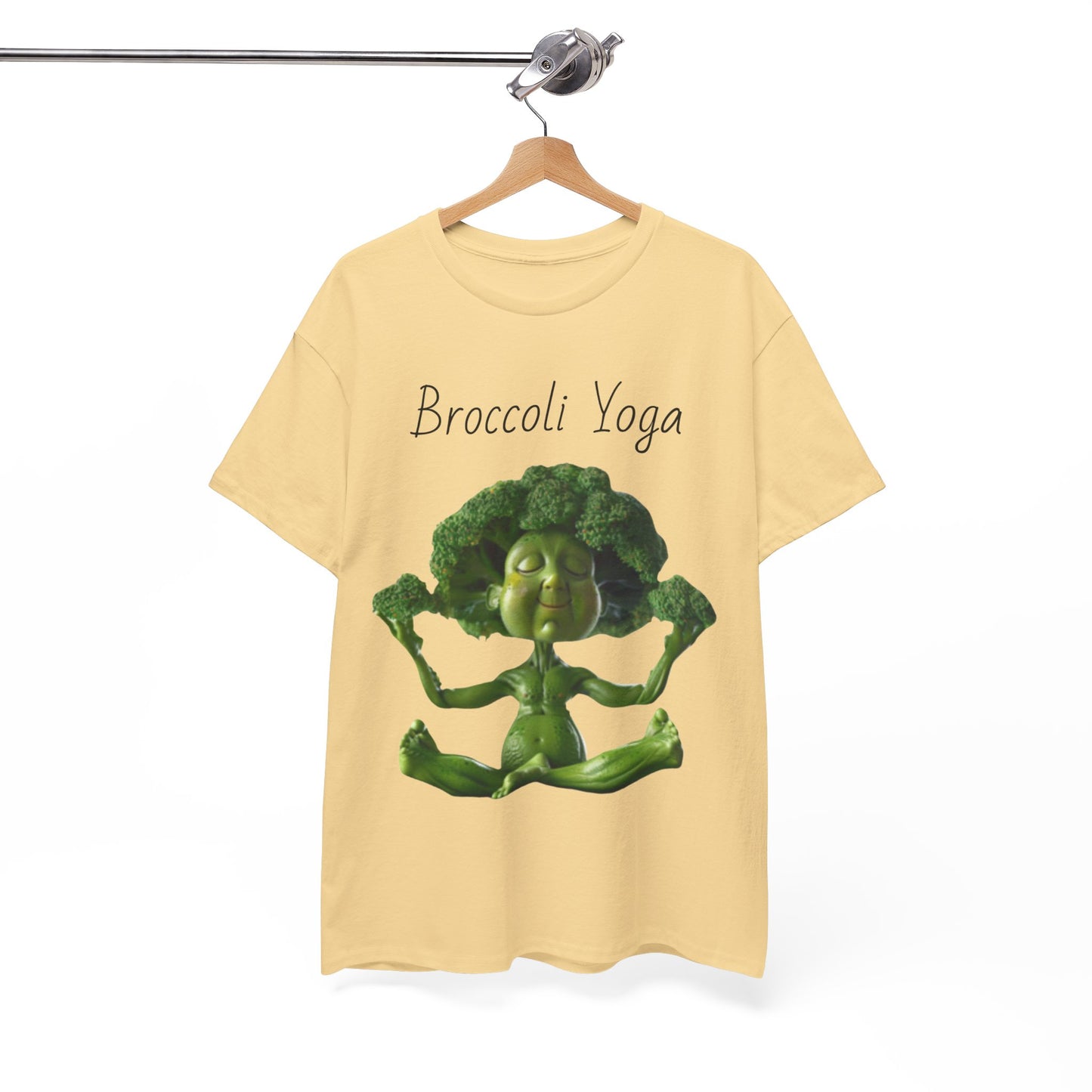 Broccoli Yoga Unisex Heavy Cotton Tee