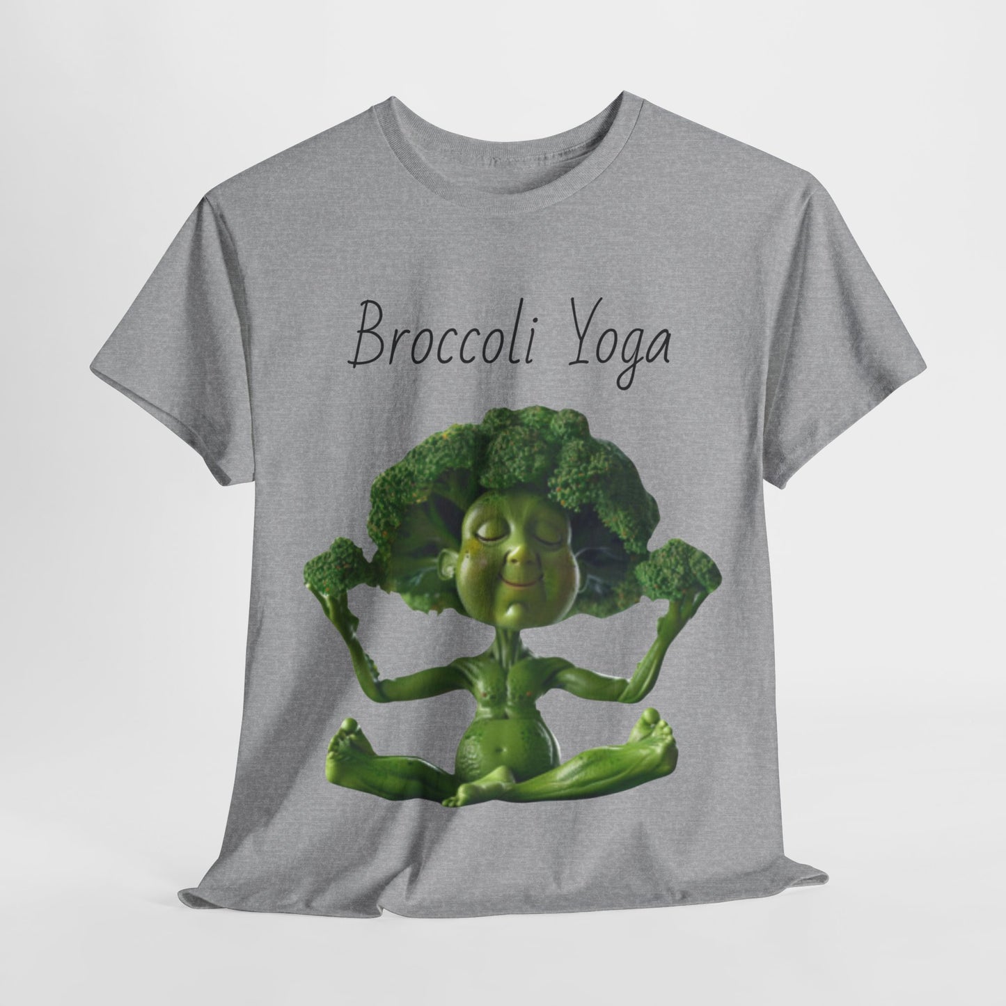 Broccoli Yoga Unisex Heavy Cotton Tee