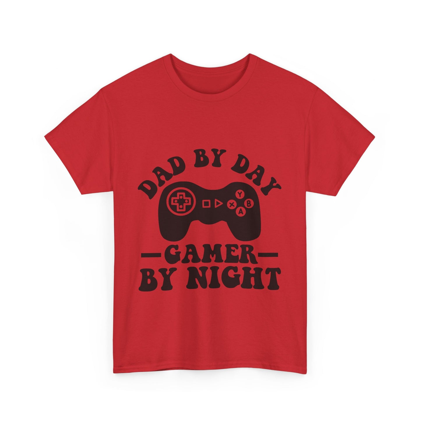 Gamer By Night Unisex Heavy Cotton Tee