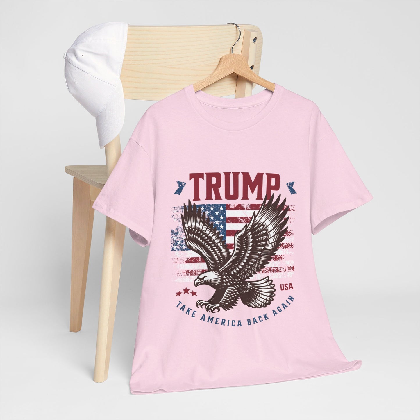 Trump MAGA Eagle Unisex Heavy Cotton Tee