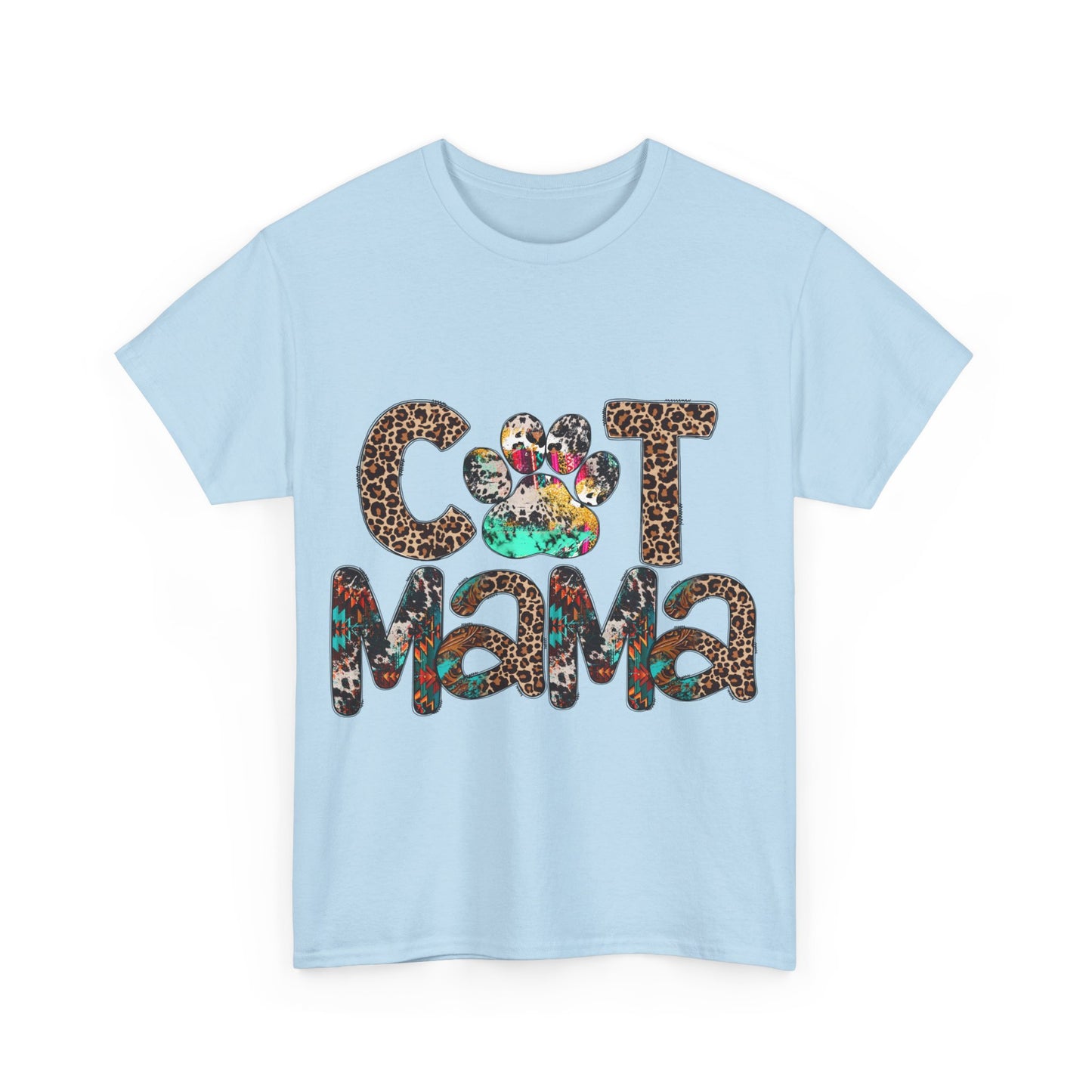 Cat Mama2 Unisex Heavy Cotton Tee