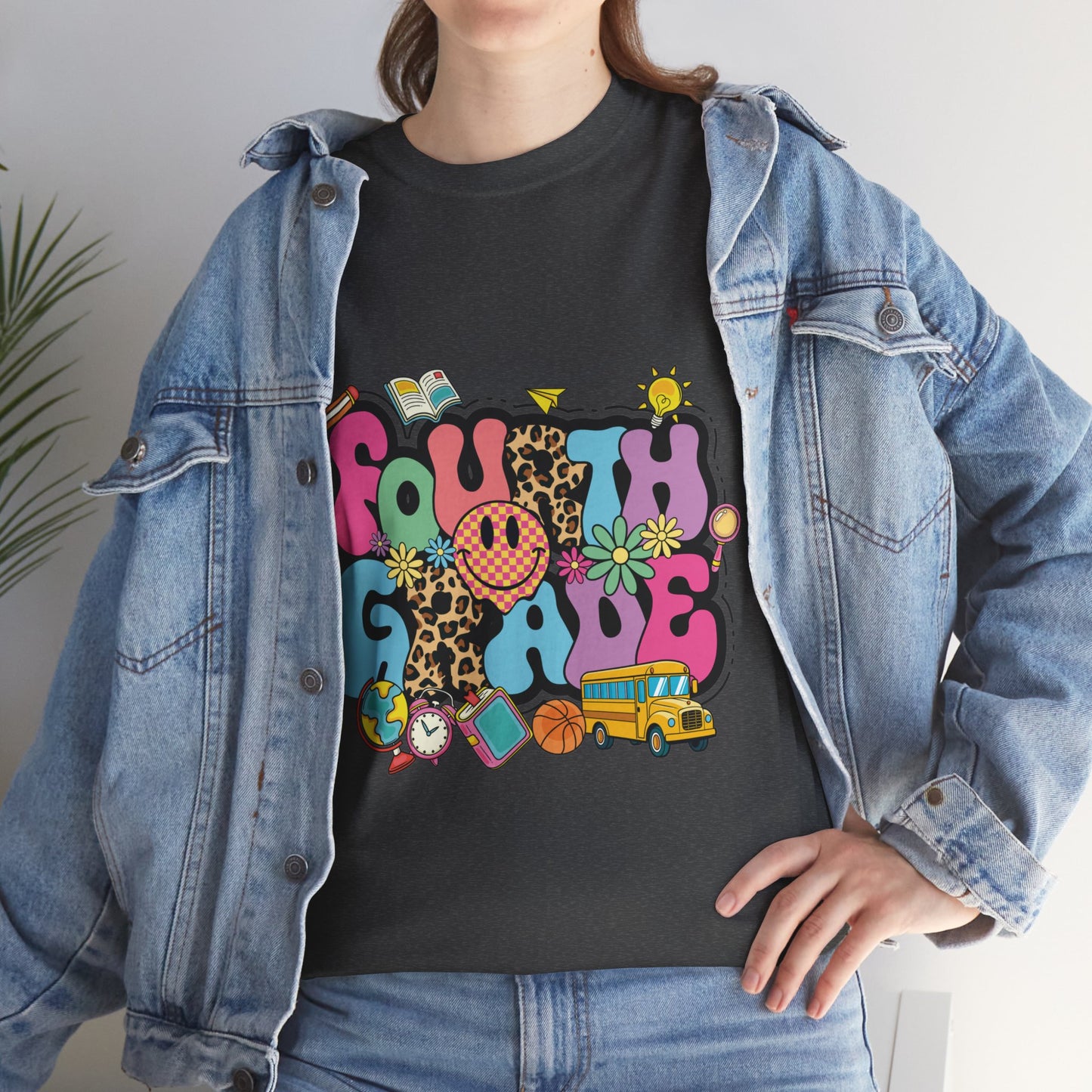 Fourth Grade Unisex Heavy Cotton Tee