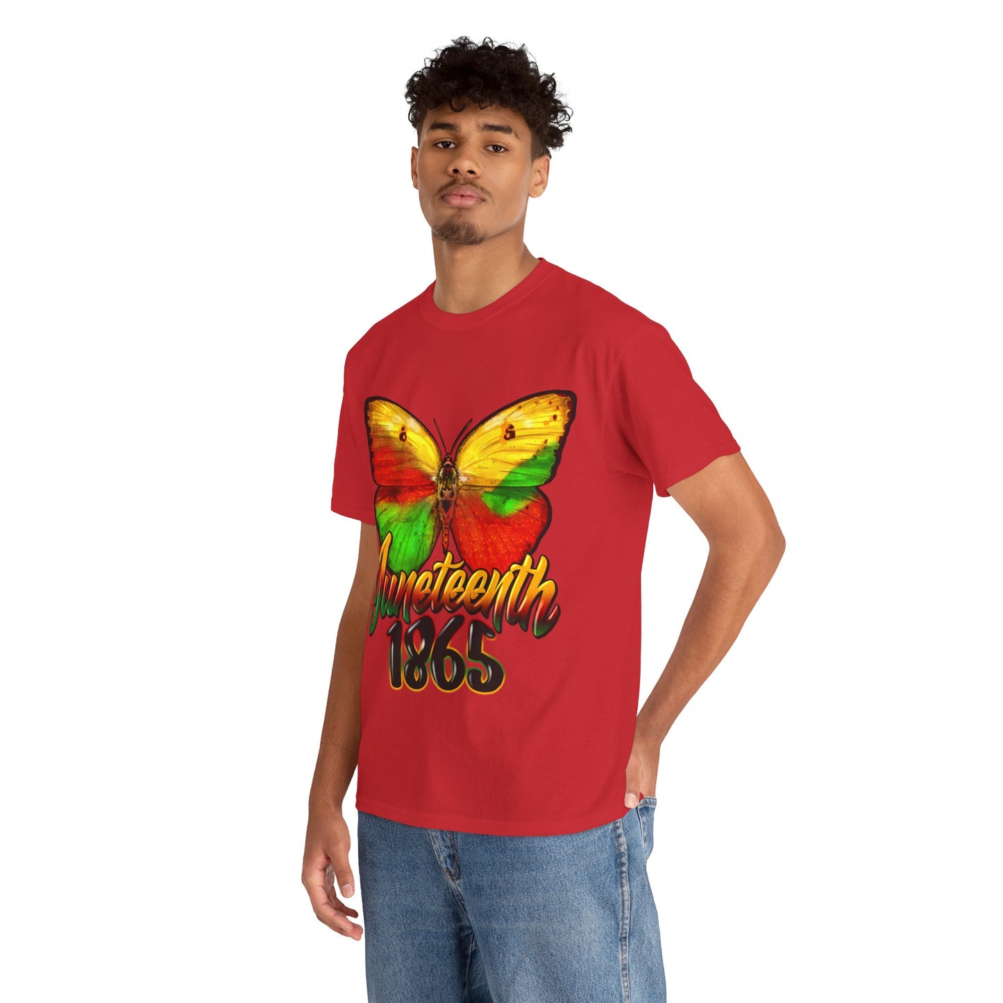 Juneteenth Butterfly Unisex Heavy Cotton Tee