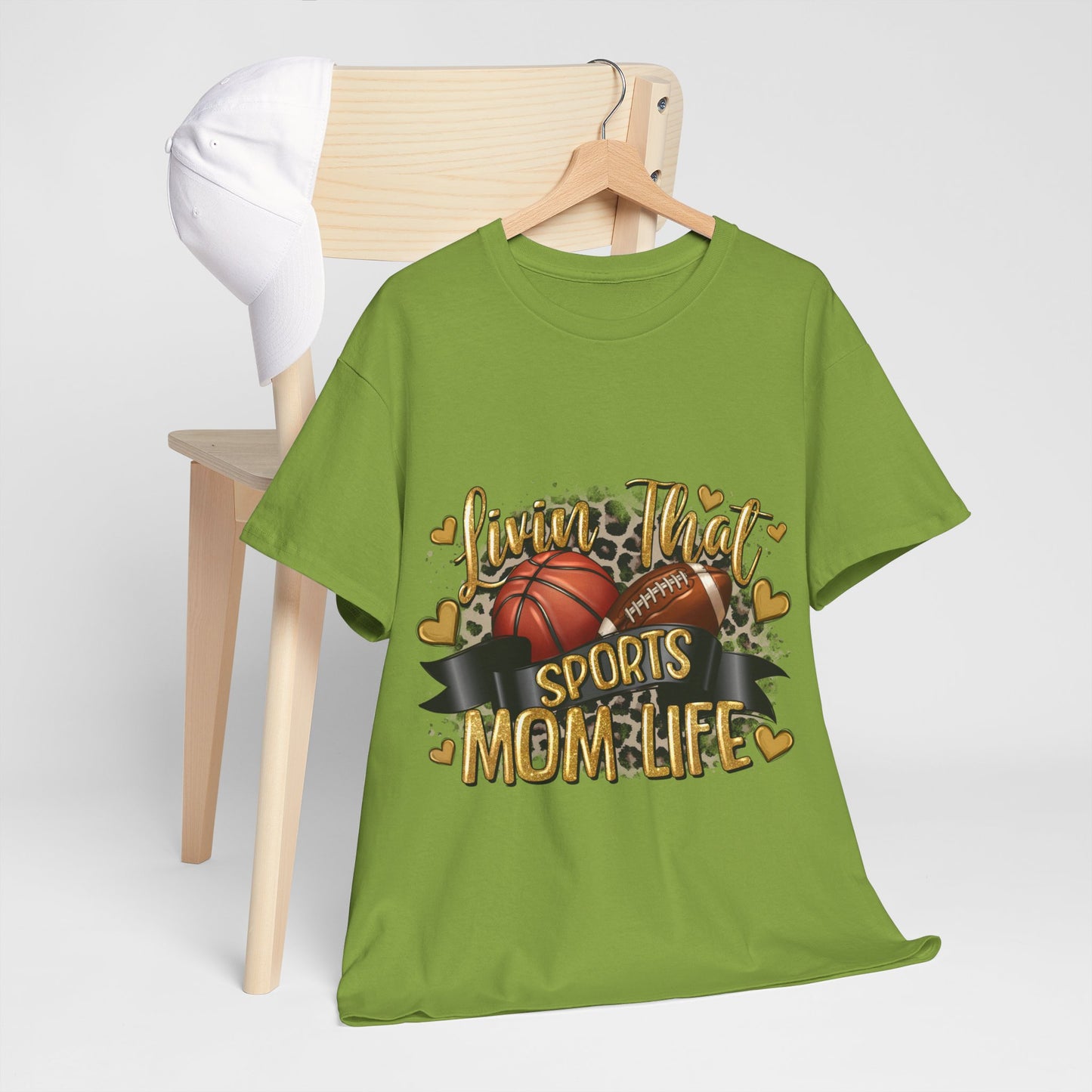 Sports Life Mom Unisex Heavy Cotton Tee