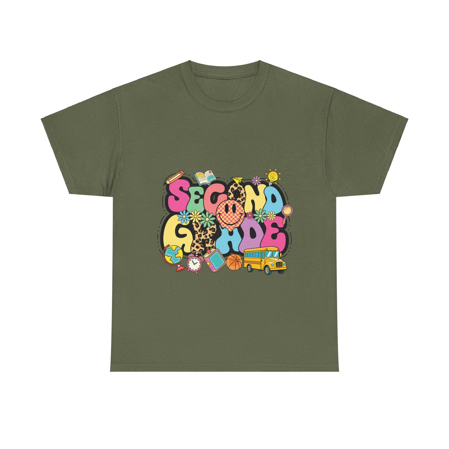 Second Grade Unisex Heavy Cotton Tee