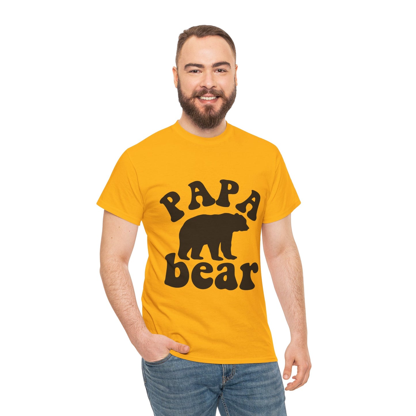 Papa Bear Unisex Heavy Cotton Tee