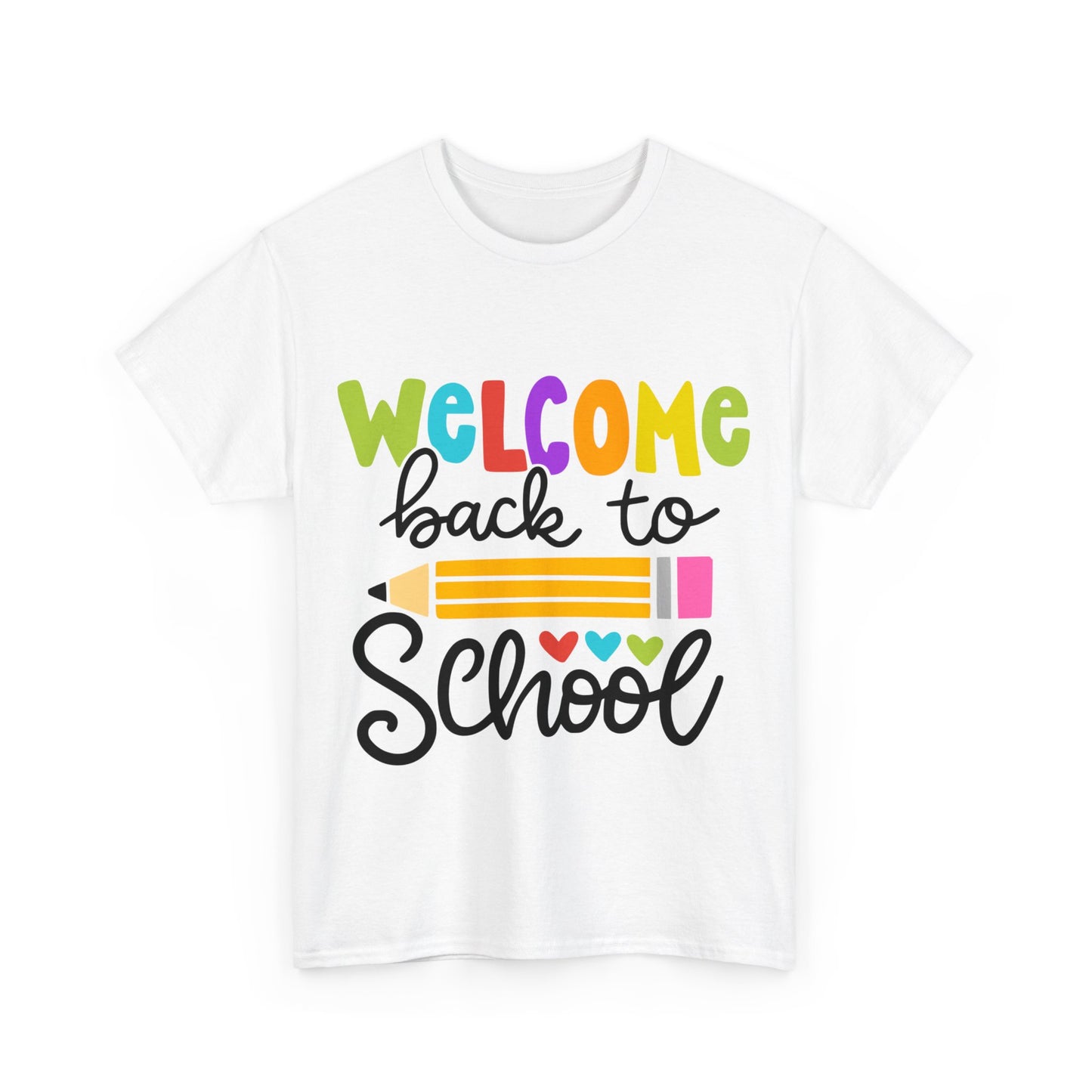 Welcome Back To School Unisex Heavy Cotton Tee