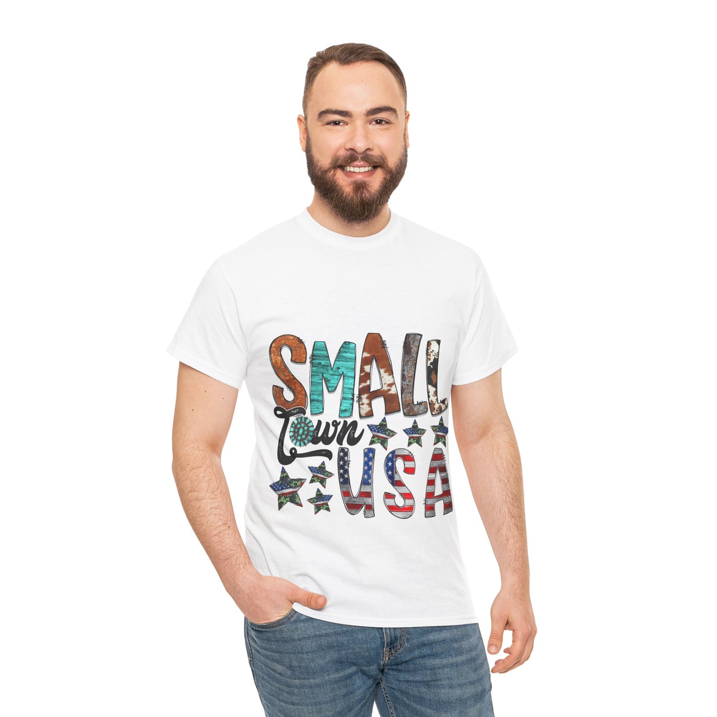 Small Town USA Unisex Heavy Cotton Tee