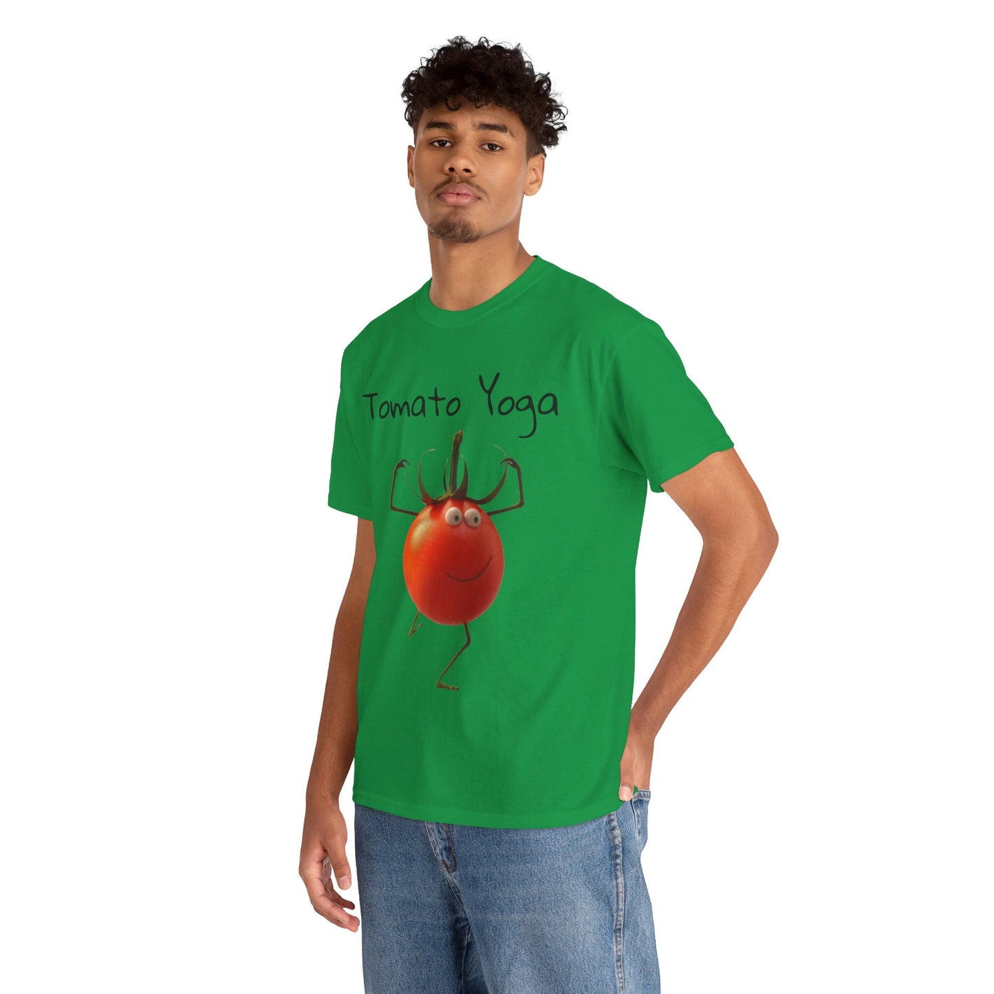 Tomato Yoga Unisex Heavy Cotton Tee