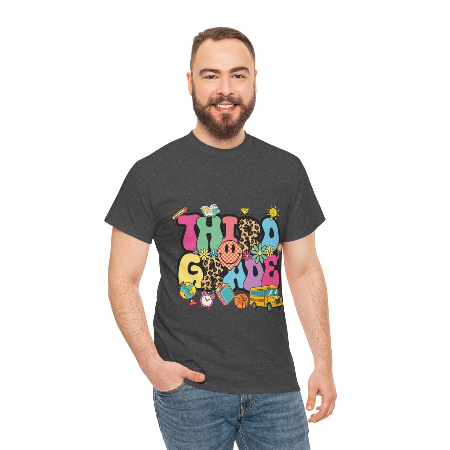 Third Grade Unisex Heavy Cotton Tee