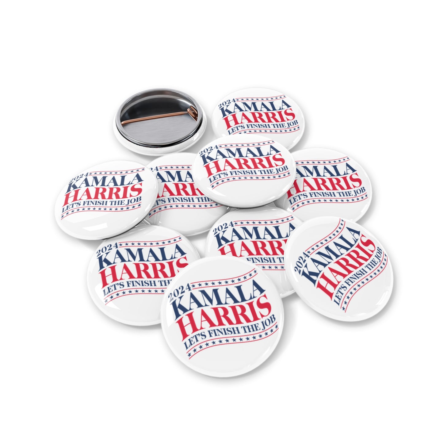 Kamala Harris 2024 Round Pins