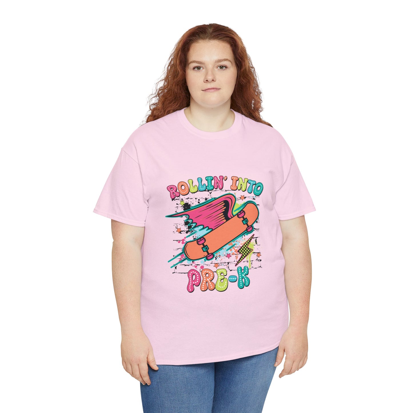 Rockin Into Pre K Unisex Heavy Cotton Tee