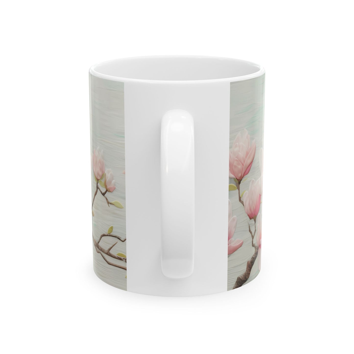 Spring Flowers Ceramic Mug, (11oz, 15oz)