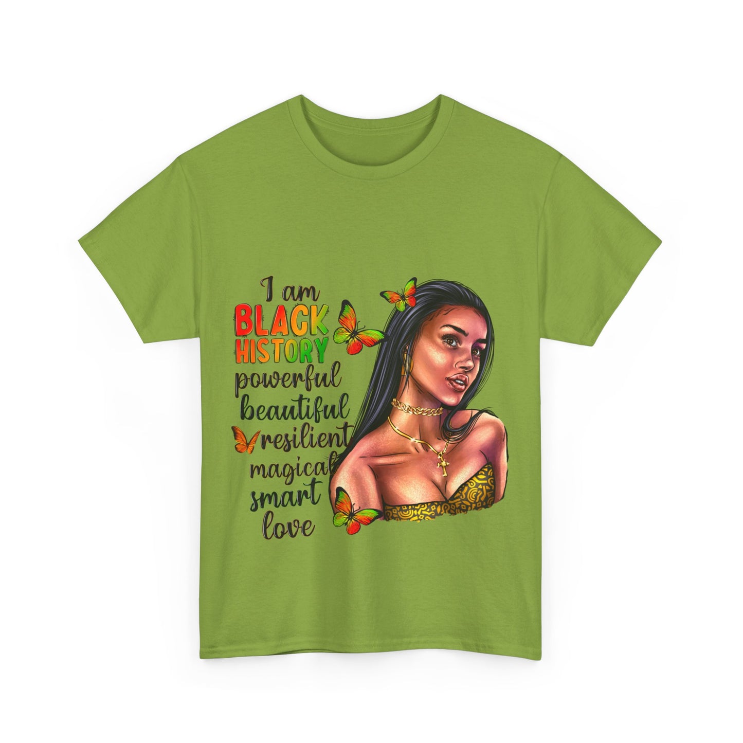 I Am Black History Unisex Heavy Cotton Tee