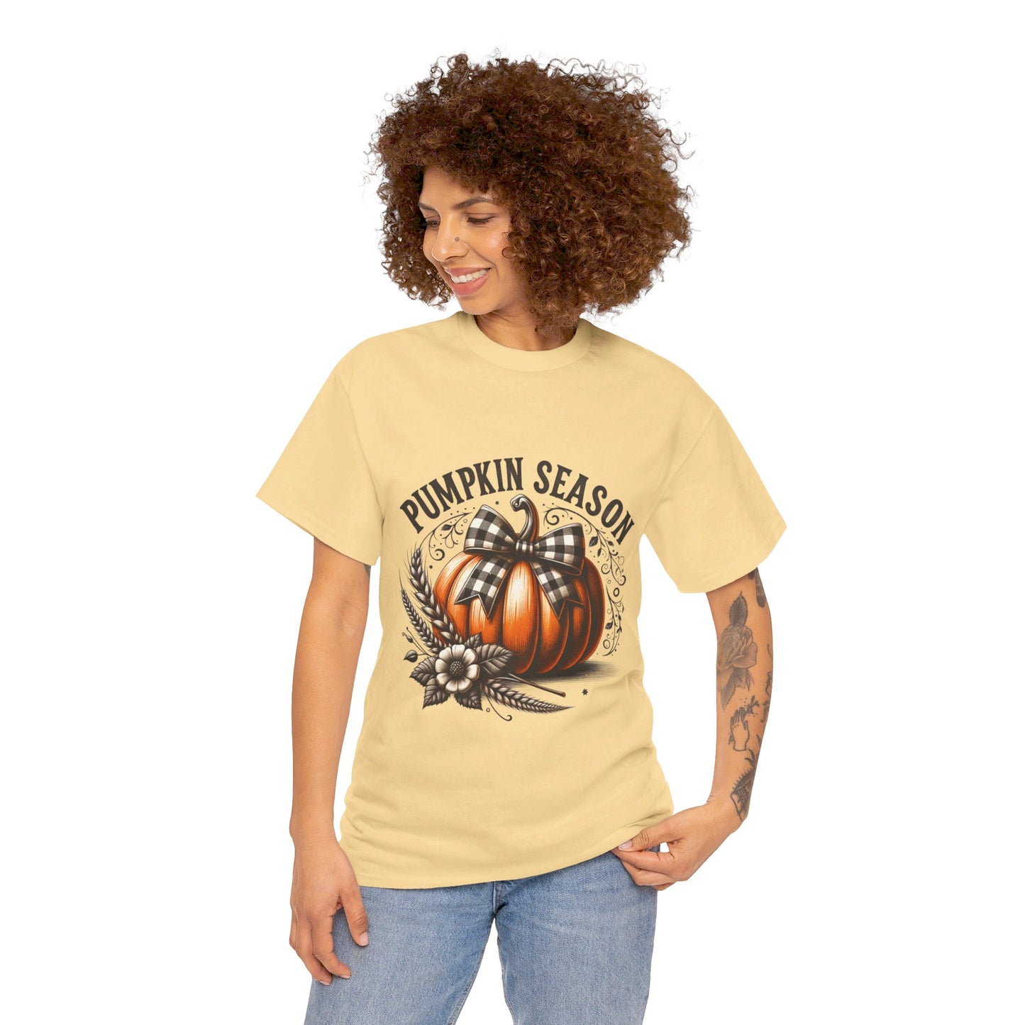 Pumpkin Season Unisex Heavy Cotton Tee