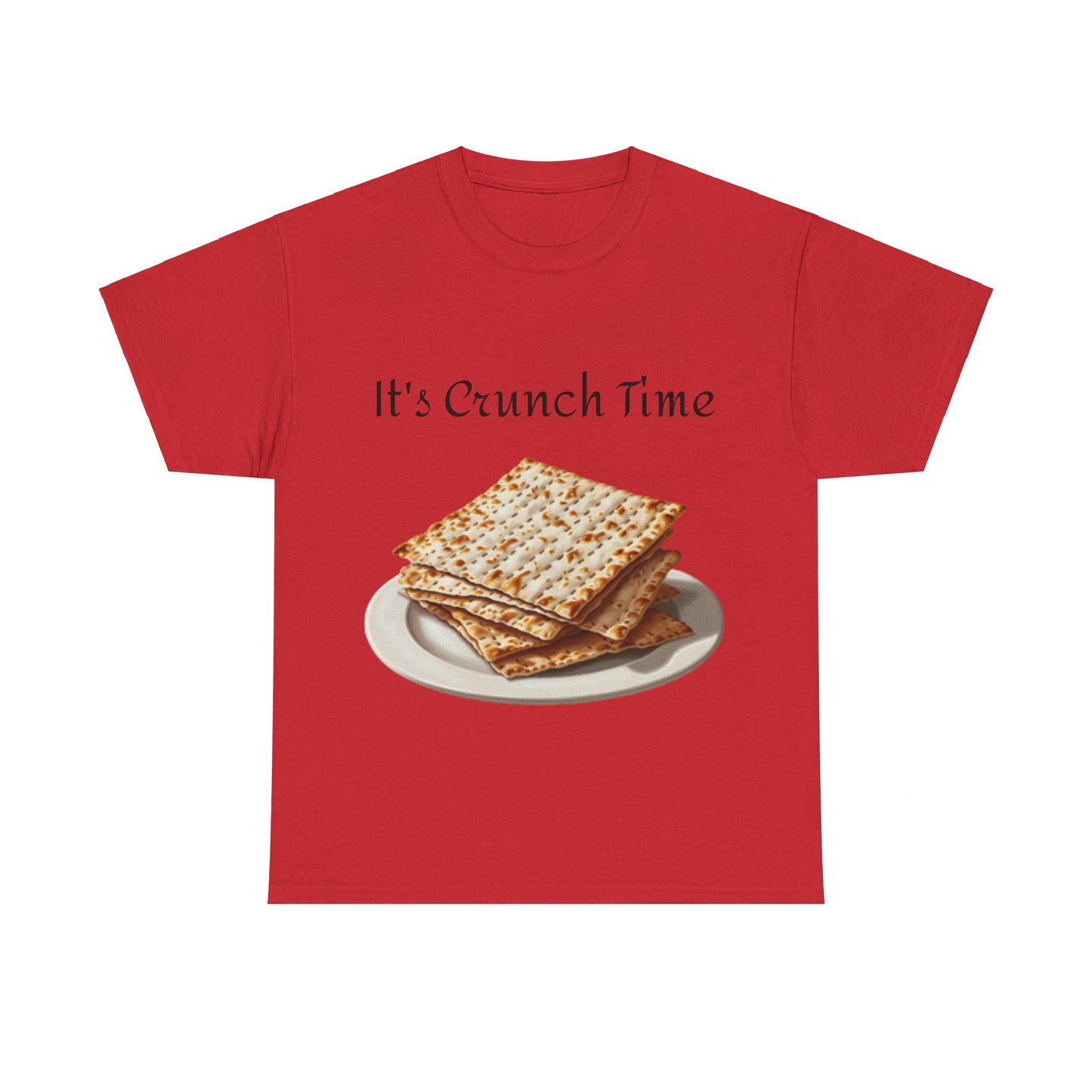 It's Crunch Time Matza Unisex Heavy Cotton Tee