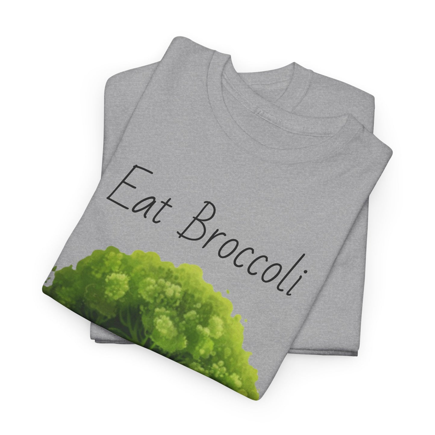 Eat Broccoli Unisex Heavy Cotton Tee