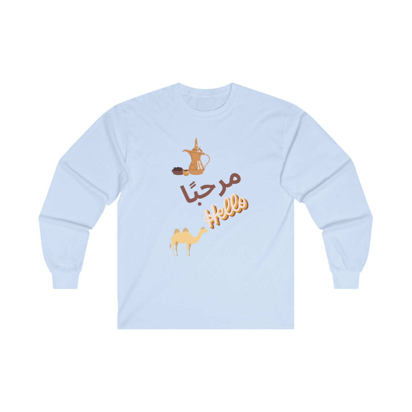 Hello in Arabic Unisex Ultra Cotton Long Sleeve Tee