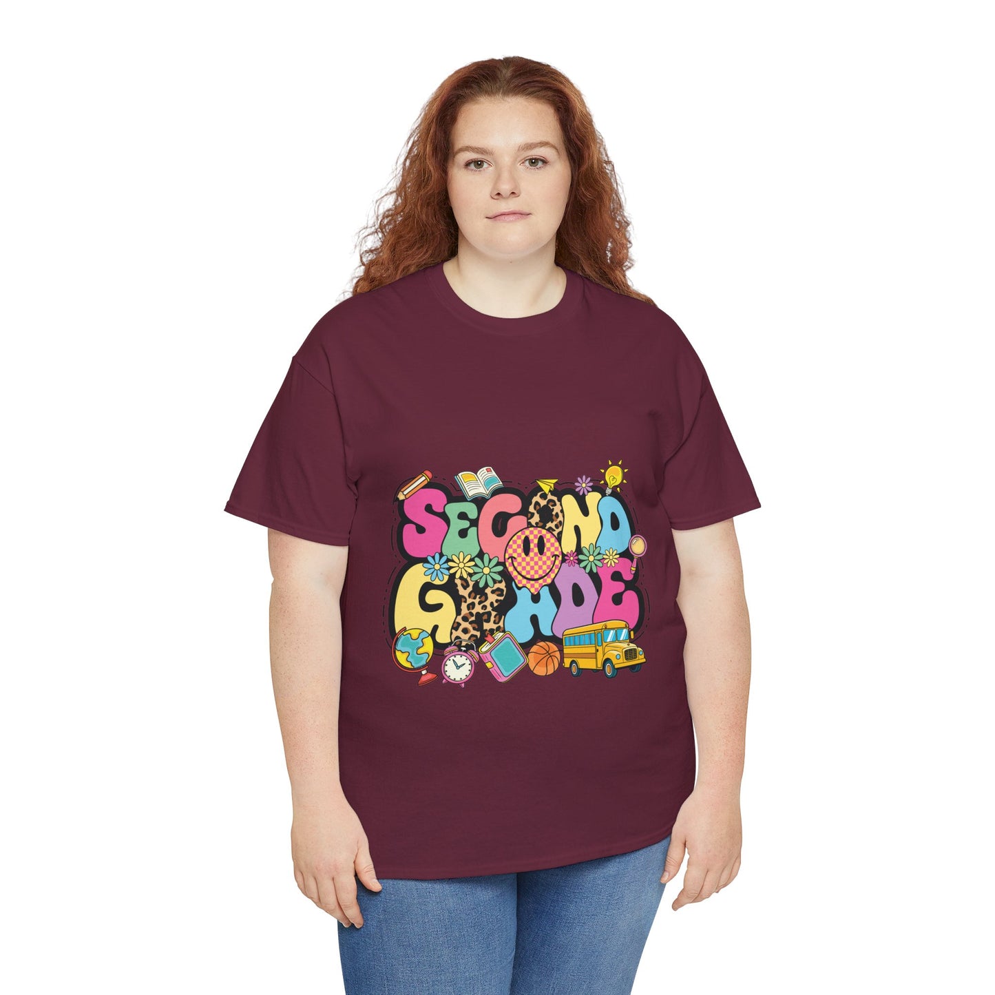 Second Grade Unisex Heavy Cotton Tee