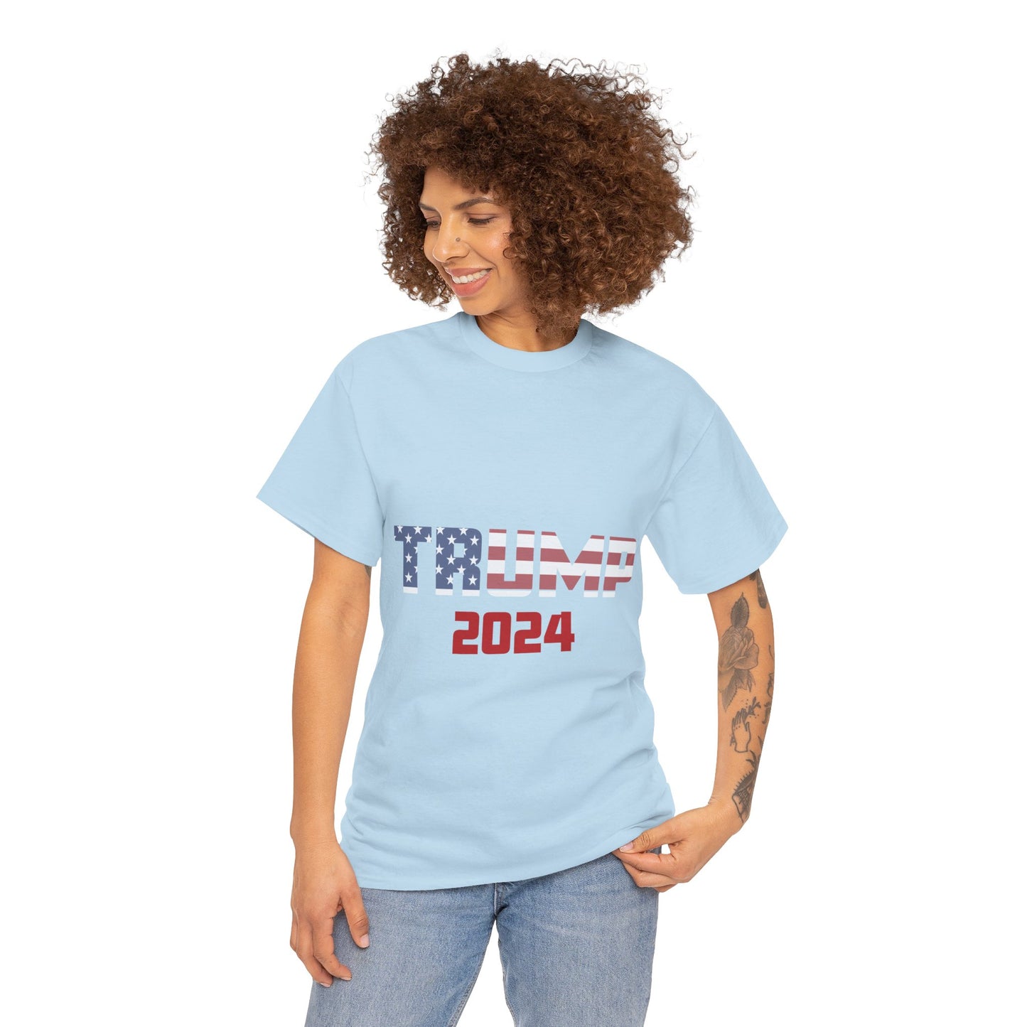 Trump 2024 B Unisex Heavy Cotton Tee