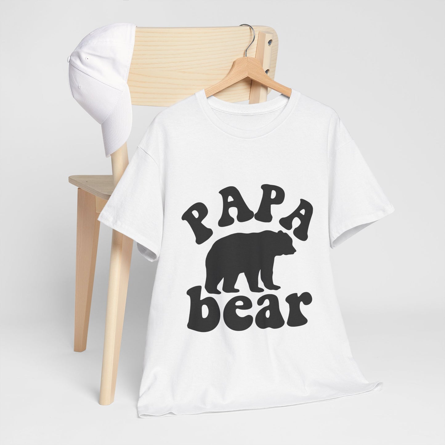 Papa Bear Unisex Heavy Cotton Tee