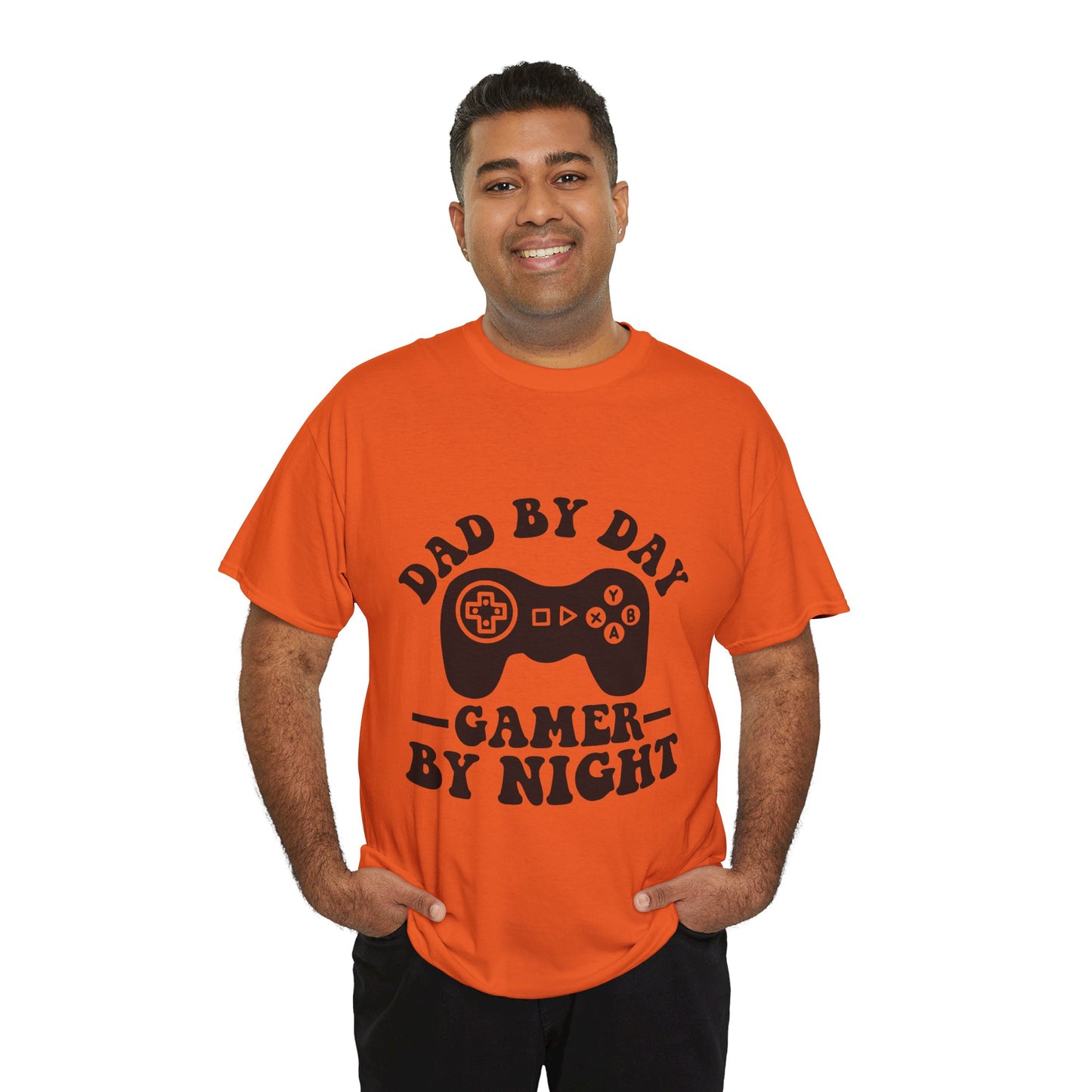 Gamer By Night Unisex Heavy Cotton Tee