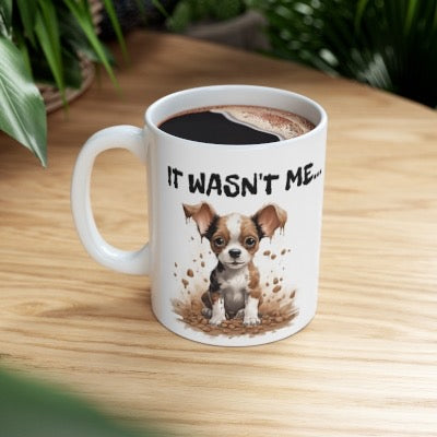 Naughty Puppy Muddy Waters Ceramic Mug